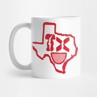 Grunge Heads Texas Smiling Face Mug